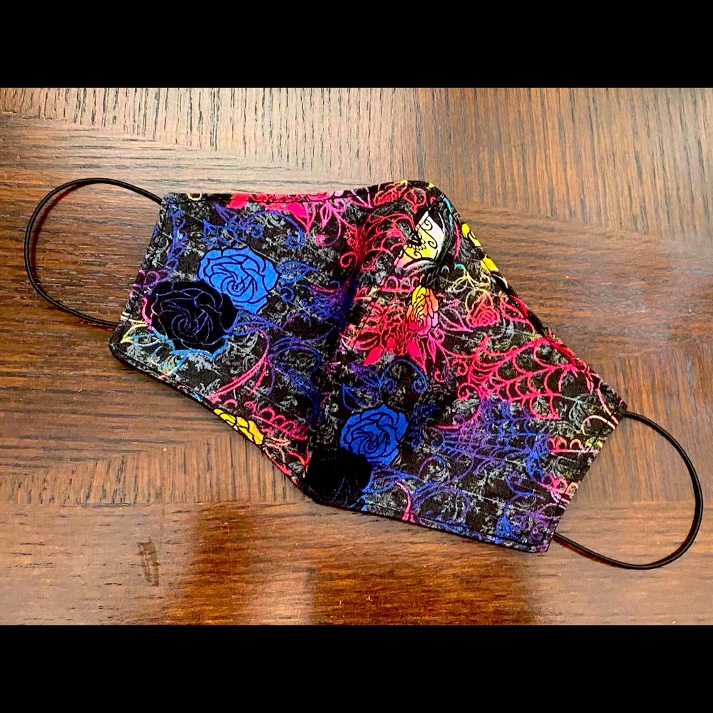 Colorful Calavera/Day of the Dead Reusable Face Mask